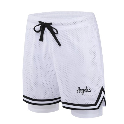Shorts de sport en maille respirante pour homme
