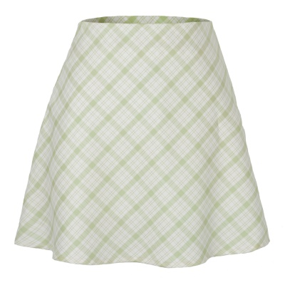 Jupe courte fendue pour femme Slim Fit