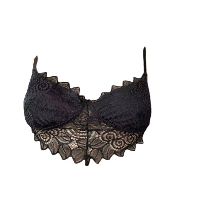 Lingerie sexy dentelle dentelle bretelles en forme de coeur