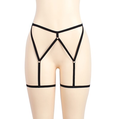 Lingerie érotique pour femmes Harnais sangle noir
