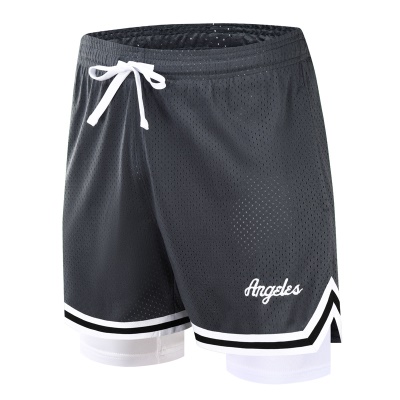 Shorts de sport en maille respirante pour homme