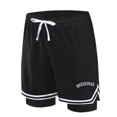 Shorts de sport en maille respirante pour homme