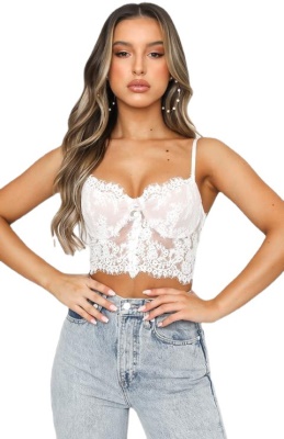 Lingerie sexy femme dentelle harnais