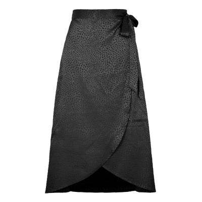 Jupe longue pour femme à lacets taille haute