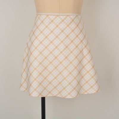 Jupe courte fendue pour femme Slim Fit
