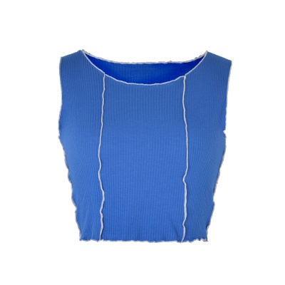 Top femme col rond slim fit