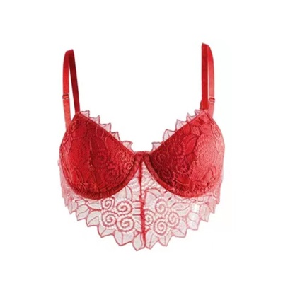 Lingerie sexy dentelle dentelle bretelles en forme de coeur