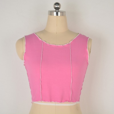 Top femme col rond slim fit