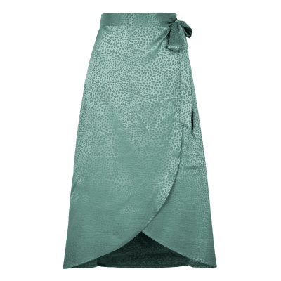 Jupe longue pour femme à lacets taille haute
