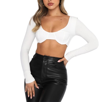 Lingerie sexy femme U col nu dos nu ombilical