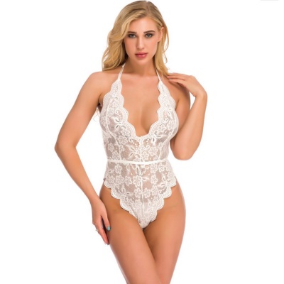 Lingerie sexy femme dentelle combinaison tunique