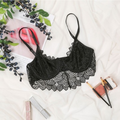 Lingerie sexy dentelle dentelle bretelles en forme de coeur