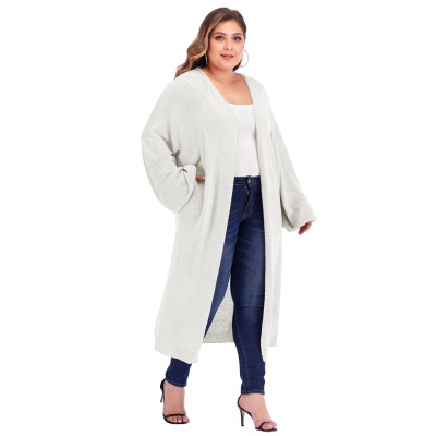 Pull femme manteau manches chauves-souris cardigan ample tissé