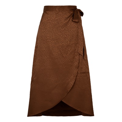 Jupe longue pour femme à lacets taille haute