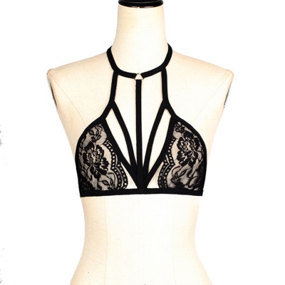 Lingerie sexy femme dentelle soutien-gorge straps