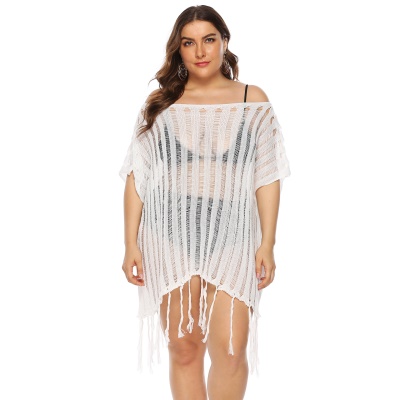 Top femme creux et perspective col ample