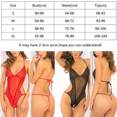 Set de lingerie à entrejambe ouvert une pièce