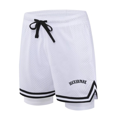 Shorts de sport en maille respirante pour homme