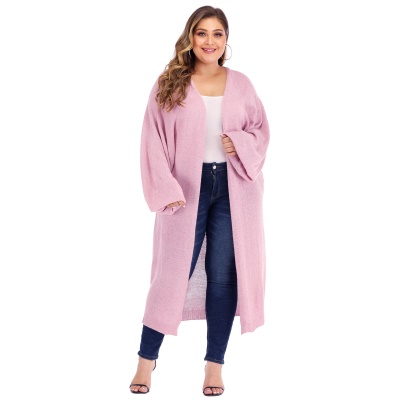 Pull femme manteau manches chauves-souris cardigan ample tissé