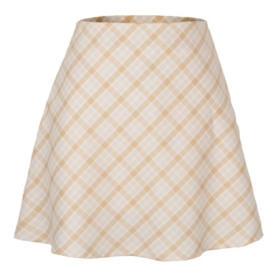 Jupe courte fendue pour femme Slim Fit