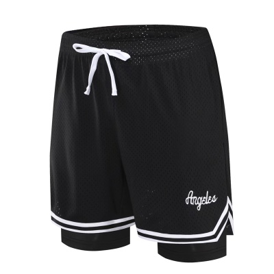 Shorts de sport en maille respirante pour homme