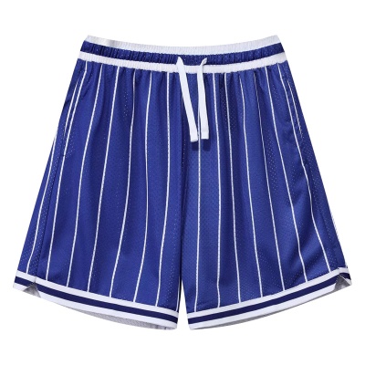 Shortde basket-ball rayé pour hommes