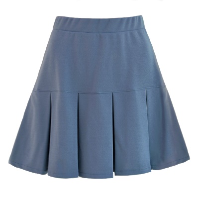 Jupe courte élastique taille haute pour femme