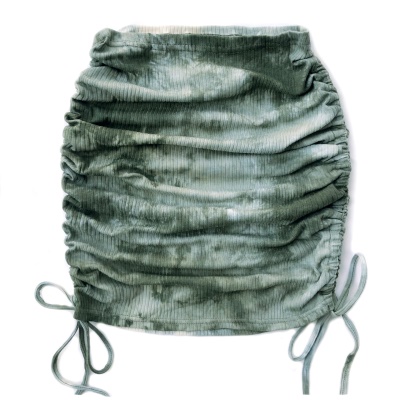 Mini jupe Sexy avec corde de reserrage pour femme