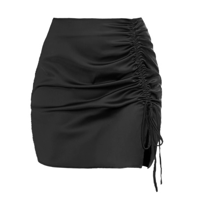 Jupe courte pour femme avec fentes