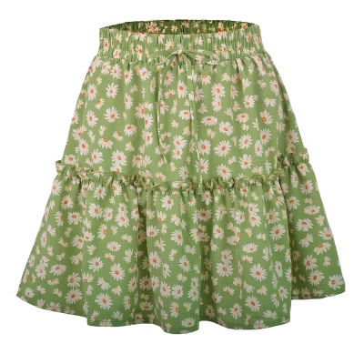 Jupe courte taille haute pour femme