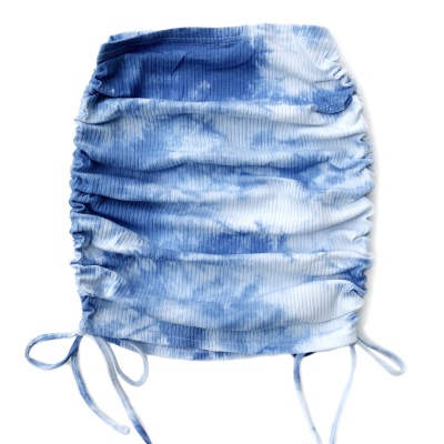 Mini jupe Sexy avec corde de reserrage pour femme