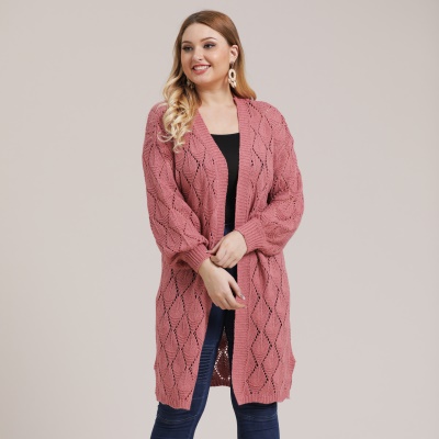 Pull à carreaux creux pour femmes
