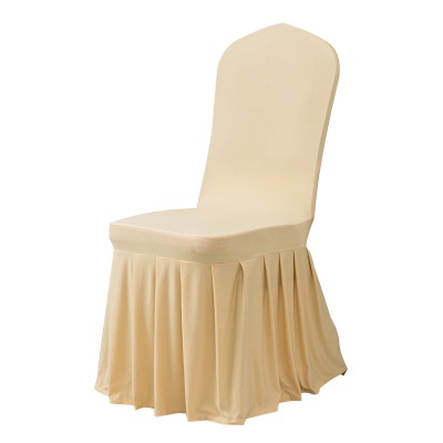 Housse de siège en tissu polyester plissé