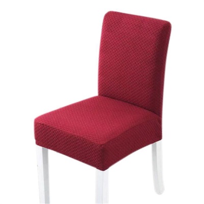 Housse de chaise recouverte de fibre de polyester à carreaux