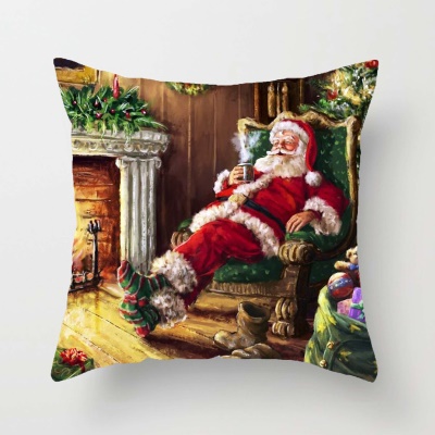 Housse de coussin de Noël sans housse de coussin de noyau