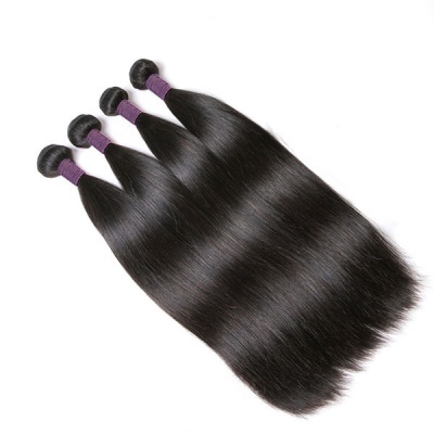 Mèches de cheveux droits et lisses