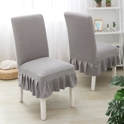Housse de protection de chaise jupe anti-poussière polaire