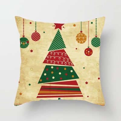 Housse de coussin de voiture pour oreiller d'oiseau de Noël