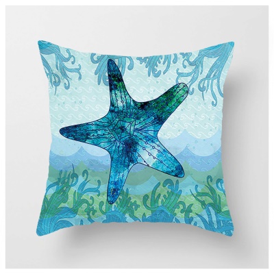 Housse de coussin Taie d'oreiller marine