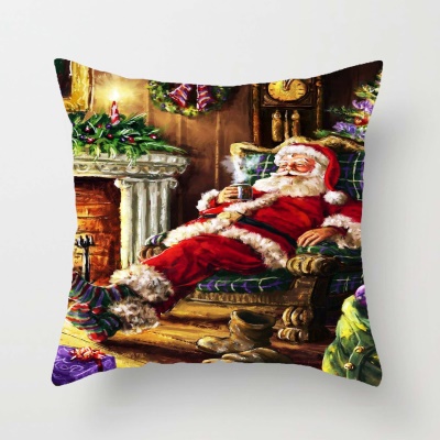 Housse de coussin de Noël sans housse de coussin de noyau