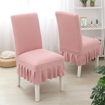 Housse de protection de chaise jupe anti-poussière polaire