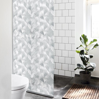 Autocollant pour verre cristal dépoli anti-voyeur PVC