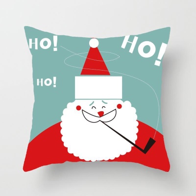 Housse de coussin de voiture pour oreiller d'oiseau de Noël