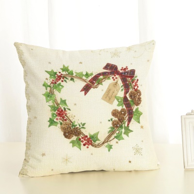 Housse de coussin de Noël sans housse de coussin de noyau