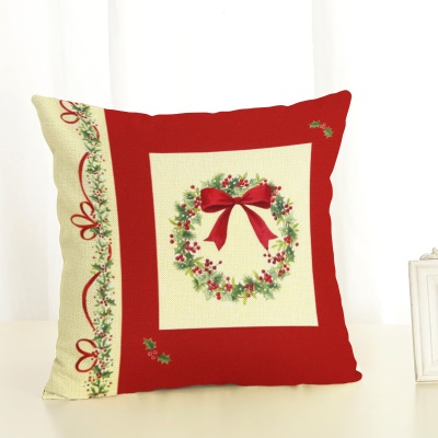Housse de coussin de Noël sans housse de coussin de noyau