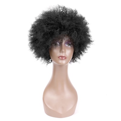 Perruque aux cheveux bouclés pour femme