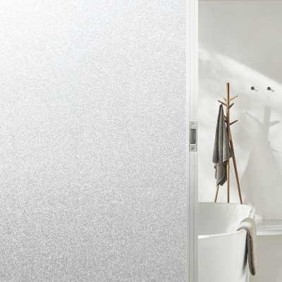 Autocollant de verre anti-voyeur statique blanc