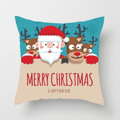 Housse de coussin de voiture pour oreiller d'oiseau de Noël