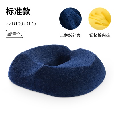 Coussin Memory Cotton double rainure respirante