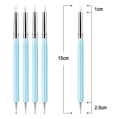Btylo à deux têtes pour manucure  avec tige acrylique